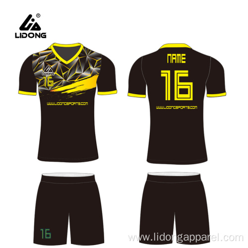 Custom Cheap Team Sublimation Printed Soccer jersey Set
